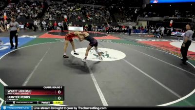 Champ. Round 1 - Hunter Perks, Cambridge vs Wyatt Urkoski, High Plains Community