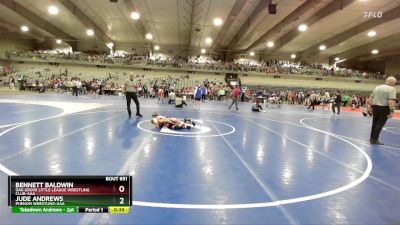 70 lbs Cons. Round 3 - Bennett Baldwin, Oak Grove Little League Wrestling Club-AAA vs Jude Andrews, Phenom Wrestling-AAA