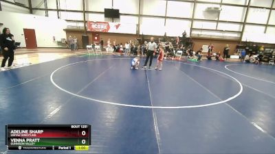 57 lbs Cons. Semi - Adeline Sharp, Uintah Wrestling vs Venna Pratt, Gunnison Valley