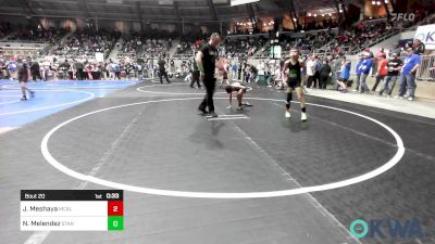 85 lbs Round Of 32 - Tyler Howell, R.a.w. vs Aston Balderson, Perry Wrestling Academy