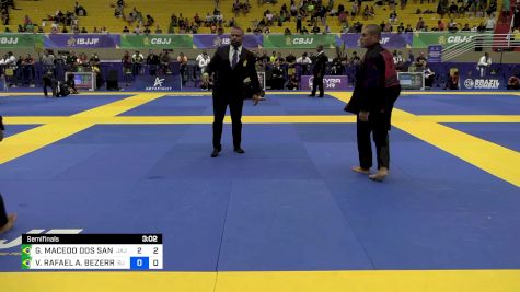 GABRIEL MACEDO DOS SANTOS vs VINICIUS RAFAEL A. BEZERRA LIMA 2024 Brasileiro Jiu-Jitsu IBJJF