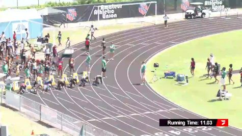 Youth Boys' 100m, Prelims 19 - Age 15-16