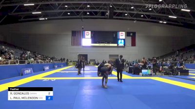 RODRIGO GONCALES vs LEWIS PAUL MCLENDON 2022 Pan IBJJF Jiu-Jitsu No-Gi Championship