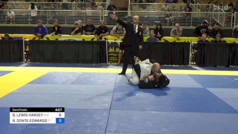 BENJAMIN LEWIS HARVEY vs RASEAN DONTE EDWARDS 2024 Pan Jiu Jitsu IBJJF Championship