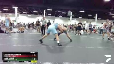 220 lbs Round 3 (6 Team) - Arik Hums, Iron Horse Gold vs Jacob Hachtmann, Flickr Boyz Eagles