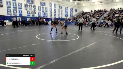 131 lbs Cons. Round 4 - Kira Roberts, Mark Keppel vs Kahlani Koneferenisi, Jurupa Valley