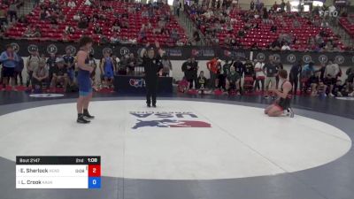 80 kg Semis - Emmitt Sherlock, HeadHunters Wrestling Club vs Liam Crook, Kaukauna High School Wrestling