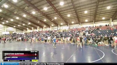 126 lbs Cons. Round 3 - Sebastian Quintana, NV vs Aidan Larson, OR