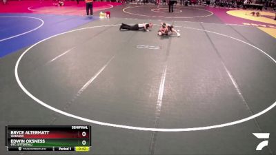 80 lbs Semifinal - Bryce Altermatt, Wabasso vs Edwin Oksness, OTC (Ottertail)