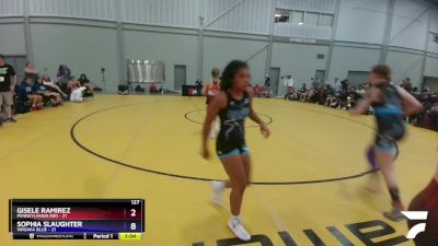 132 lbs Semis & 3rd Wb (16 Team) - Morgan Edwards, Pennsylvania Red vs Kassey Daugherty, Virginia Blue