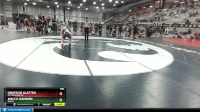 110 lbs Cons. Semi - Rocco Gannon, INWTC vs Grayson Slatter, Mt Spokane WC