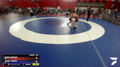 138 lbs Cons. Round 2 - Alex Lehman, MN vs Avery White, IA