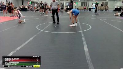 96 lbs Round 5 (10 Team) - Chase Wright, Centurion WC vs AYDEN CLANCY, RedNose