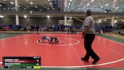 55 lbs Round 5 (6 Team) - Andrew Yost, Columbus St. Francis Desales vs Braxton Holtz, St. Edward