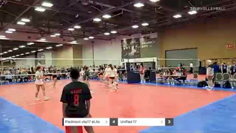 Piedmont vbc17 eLite vs Unified 17 - 2022 JVA Summerfest presented by Nike