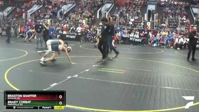 80 lbs Semifinal - Brady Corbat, Marysville WC vs Braxton Shaffer, Ida Elite WC