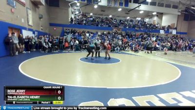 235lbs Champ. Round 1 - Tai-Elisabeth Henry, Spanaway Lake (Girls) vs Rose Jerry, Toppenish (Girls)