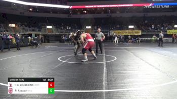 285 lbs Consi Of 16 #2 - Dominic DiMassimo, Montclair State vs Ramell Acquah, Springfield Tech