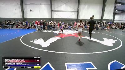 104-111 lbs Cons. Semi - Jorgia Schliesman, Reality Sports Wrestling Club vs Samantha Morse, Franklin Pierce Cardinal Wrestling Club