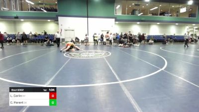 150 lbs Consi Of 16 #1 - Liam Carlin, NY vs Cade Parent, GA