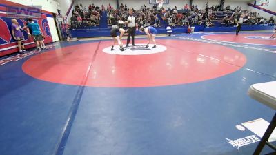 110 lbs Rr Rnd 3 - Callie McCaslin, Bixby Girls vs Jersey Yanes, Broken Arrow