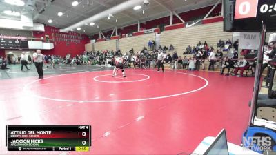 146 lbs Cons. Round 6 - Attilio Del Monte, Liberty High School vs Jackson Hicks, Arcata High School