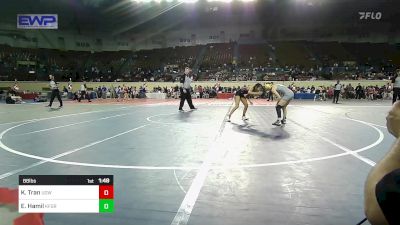 88 lbs Semifinal - Kylee Tran, Union Girls JH vs Emily Hamil, Kingfisher YellowJackets