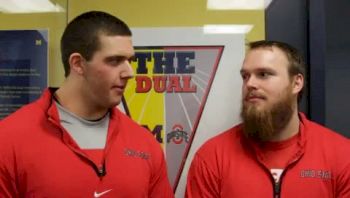 Max Mays Matt DeChant Ohio State Weight Throw & Shot Put Champions The Dual 2012