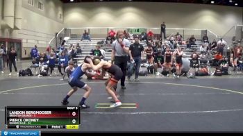 77 lbs Round 3 (4 Team) - Pierce Okoney, Dundee Blue vs Landon Bergmooser, Brighton Orange