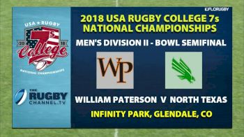 Men D2 Bowl SF WPU vs UNT