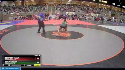 127 lbs Quarterfinals (8 Team) - Tempest Kalin, Grant Union vs Zoey Erevia, Sweet Home