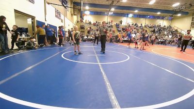 83 lbs Rr Rnd 2 - Emerson McCain, Gentry Youth Wrestling vs Khloe Charboneau, Catoosa Youth Wrestling