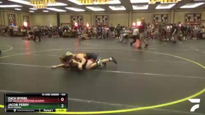 135 lbs Cons. Round 3 - Zach Rygiel, Grit Grizzlies Wrestling Academy vs Jacob Perry, Beastworks