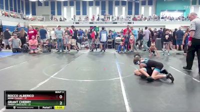 80 lbs Round 2 (4 Team) - Rocco Alberico, Beebe Trained vs Grant Cherry, Finger Lakes Elite