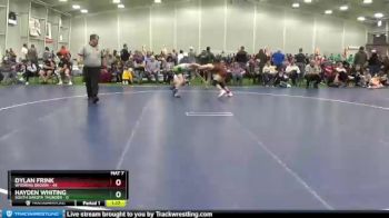 120 lbs Round 5 (6 Team) - Dylan Frink, Wyoming Brown vs Hayden Whiting, South Dakota Thunder