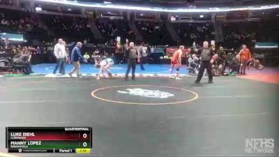 144-4A Quarterfinal - Luke Diehl, Coronado vs Manny Lopez, Broomfield