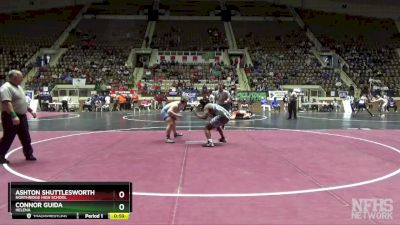 6A 215 lbs Cons. Round 1 - Ashton Shuttlesworth, Northridge High School vs Connor Guida, Helena