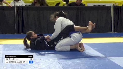 NATASHA DILLON vs ANA BEATRIZ ALVES SANT'ANNA 2024 Pan Jiu Jitsu IBJJF Championship