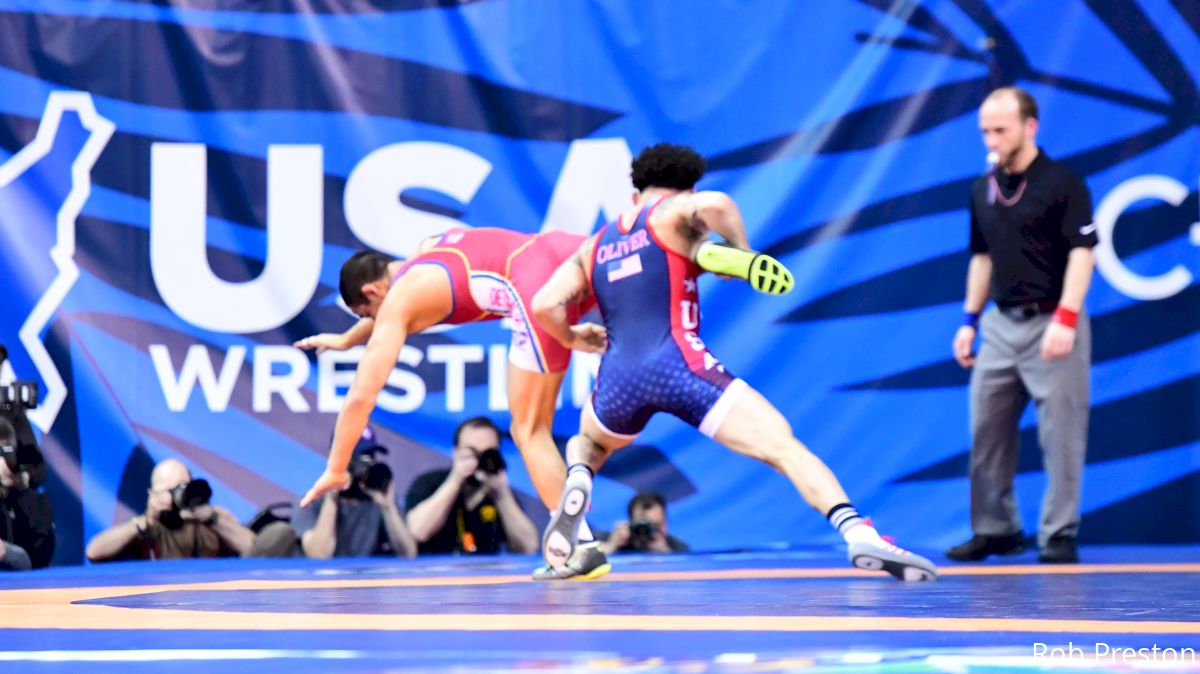 Aaron Pico vs Jordan Oliver at 2016 Olympic Trials