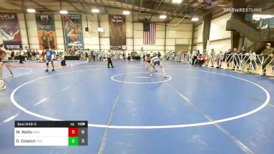 126 lbs Rr Rnd 3 - Michael Walls, AMERICAN MMA AND WRESTLING vs Dominic Colaizzi, Felix Wrestling Academy Blue