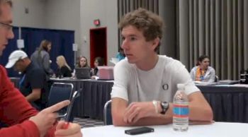 Vin thinking Luke Puskedra pukes in half