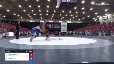 61 kg Round Of 32 - Daniel DeShazer, Gopher Wrestling Club - RTC vs Sean Fausz, SoCal RTC / TMWC