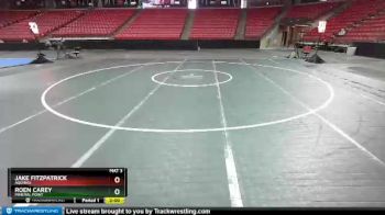 D3-106 lbs 1st Place Match - Jake Fitzpatrick, Aquinas vs Roen Carey, Mineral Point