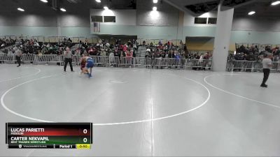 157 lbs Cons. Round 4 - Lucas Parietti, Missouri vs Carter Nekvapil, Best Trained Wrestling