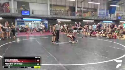 75 lbs Placement Matches (8 Team) - Andrew Whitted, TN Elite vs Case Rogers, Violent Little Machines