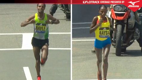 Baysa, Hayle Claim Upset Wins at Boston Marathon