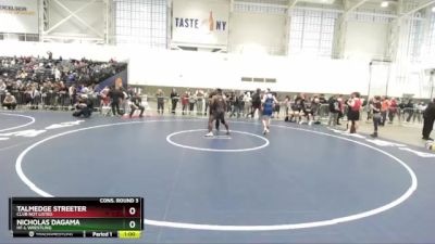 160 lbs Cons. Round 3 - Talmedge Streeter, Club Not Listed vs Nicholas DaGama, HF-L Wrestling