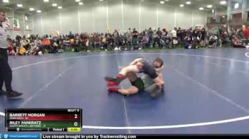 130 lbs Round 4 (6 Team) - Barrett Morgan, Iowa Gold vs Riley Pankratz, South Dakota Lightning
