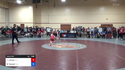 60 kg Rnd Of 64 - Isaiah Jones, Oklahoma vs Brody Heusel, Piedmont Wrestling Club