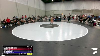 105 lbs Round 4 (10 Team) - Lahna Passmore, Kansas vs Kyah Leyba, Oklahoma Blue